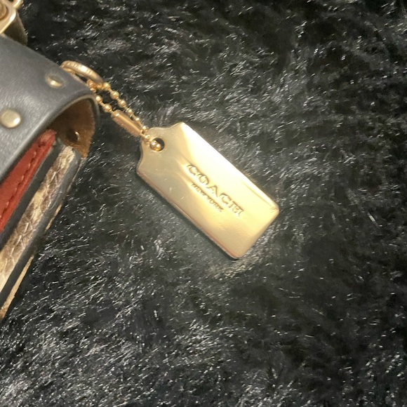 Brand new. Never used . Gorgeous Coach studded monogram multi color bag - Picture 7 of 16